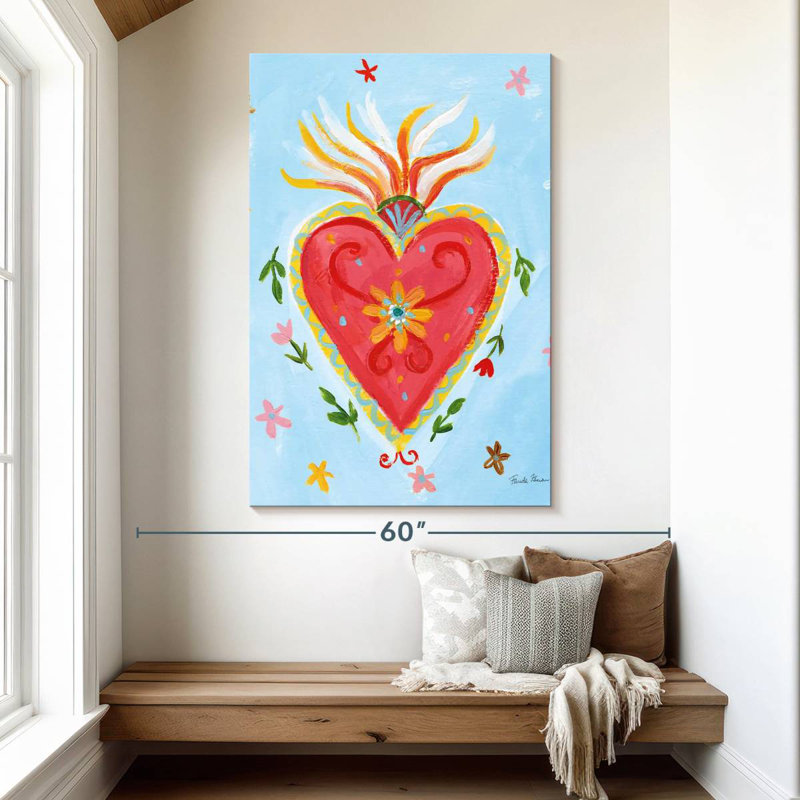 Hardie Frida's Heart I, 51" H x 34" W