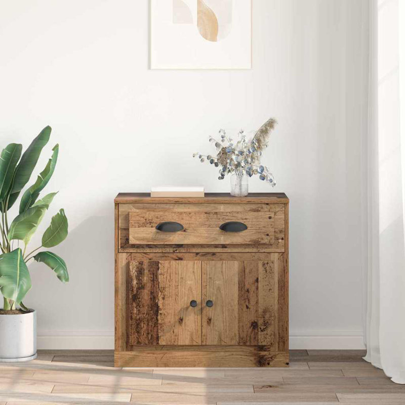 Highboard Accent Chest, Old Wood