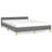 Pranavi vidaXL Fabric Platform Bed Frame, Slats Support, No Mattress-1560611684-1560611680