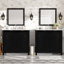 Armoire de rangement Retro Espresso pour l'organisation élégante de la salle de bain