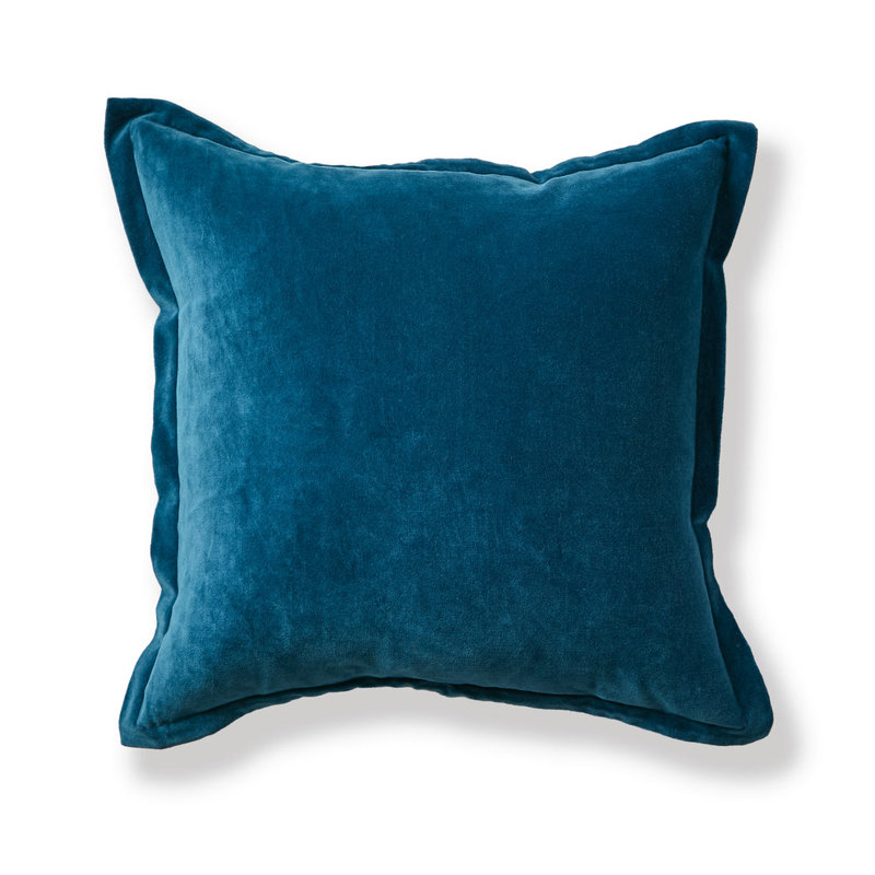 Dannis Throw Pillow Cover, Teal