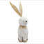 Figurine de lapin en magnésium avec oreilles en fer doré-2043317697