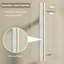 Porte de douche pivotante l 47 à 49 po x H 72 po, porte de douche en verre trempé clair de 1/4 po (6 mm) avec film d'explosion, revêtement Nano Easy-Clean, installation réversible-129052273
