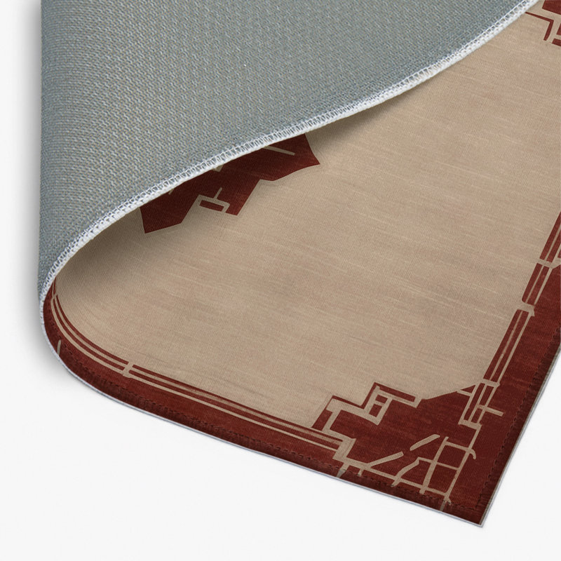 Tapis intérieur et extérieur Radiant Facets, Rectangle 1 pi 6 po x 2 pi 6 po