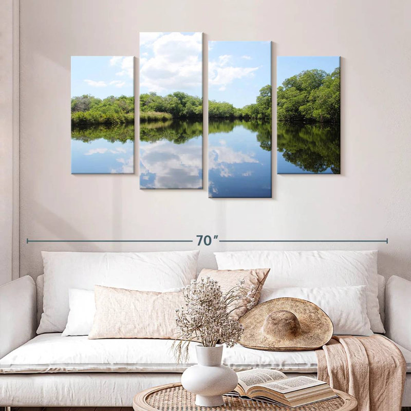 Alvord Lake Trees Reflection, 32" H x 52" W