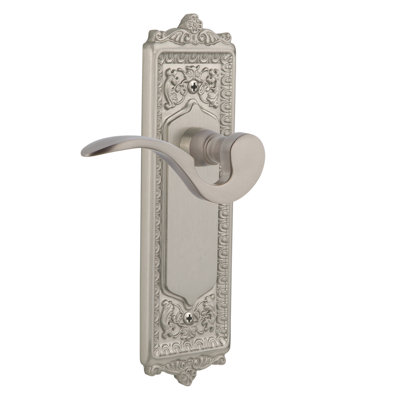 Egg & Dart Plate Single Dummy with Manor Lever