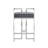 Aileene Upholstered Counter Stool with Metal Frame-232828760-232828765