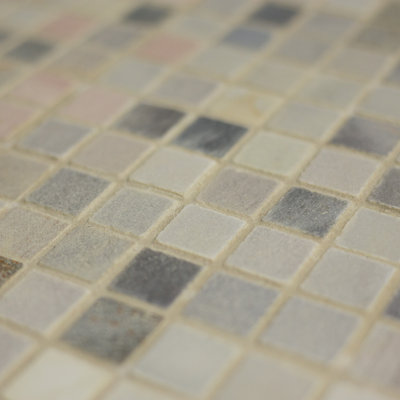 Westford 0.875" x 0.875" Slate Grid Mosaic Tile
