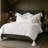 Elsie Tassel White Comforter Designer King-121171788
