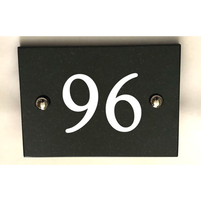 Brumby 10cm H Reflective Stone House Number