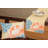 Ina Applique Crab with Print Coral Table Runner