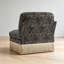 Fauteuil sans accoudoirs en chenille léopard avec 1 coussin-1988076149