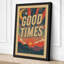 Good Times Retro - Wrapped Canvas-1111976789-1111976791