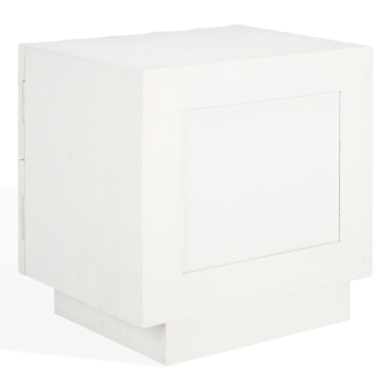 Woodworth 2 Drawer Cement Nightstand