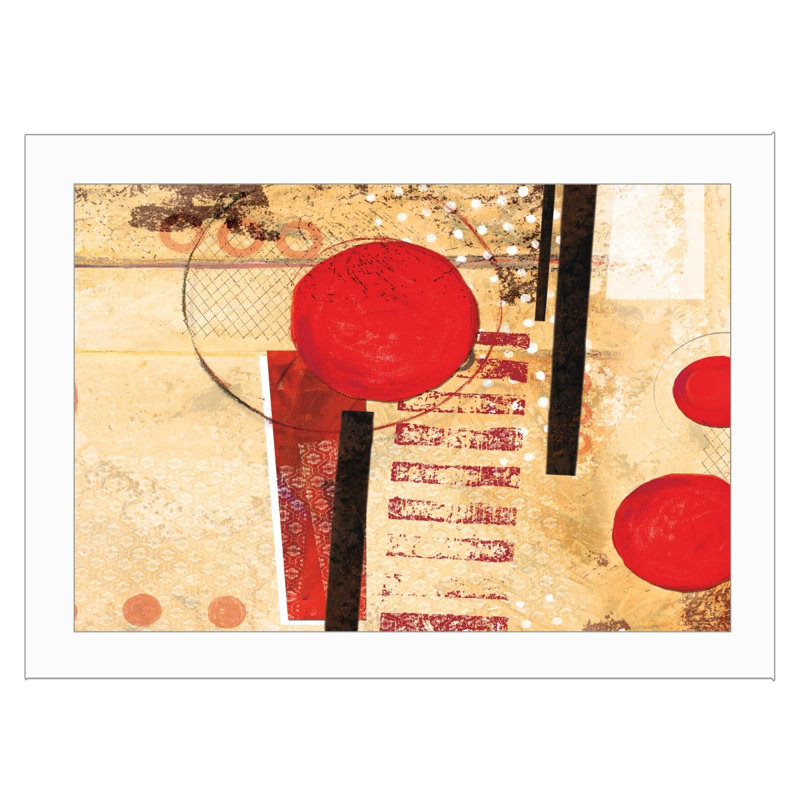 «Circular Abstract» par Cloverfield & Co - Impression sur papier encadrée
