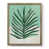 Toile avec cadre noyer