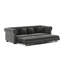 Canapé Chesterfield, canapé-lit gigogne 3 en 1 de 89 po, canapé-lit convertible, canapé-lit très grand, méridienne, canapé en velours 3 places avec repose-pieds mobile, conception capitonnée-1623265177