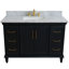 Meuble-lavabo simple l 49 po Metaza-66973110