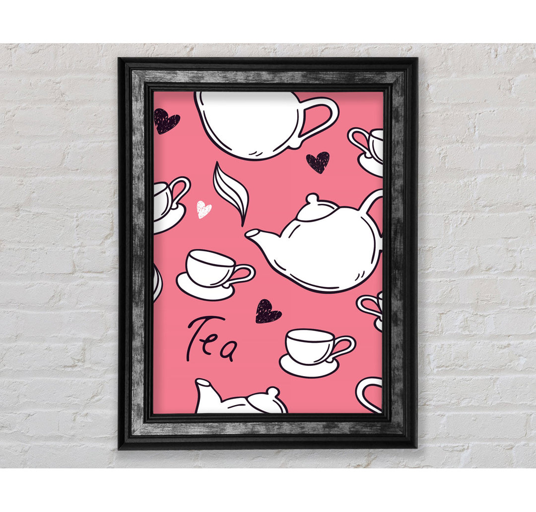 Love Of Tea - Einzelne Bilderrahmen Kunstdrucke