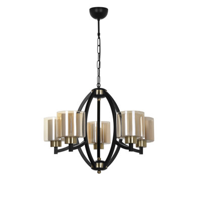 Dalonte 5 - Light Shaded Chandelier
