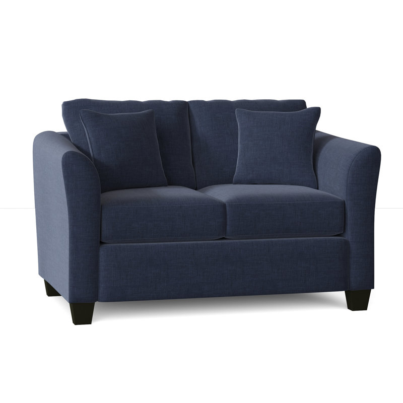 Aniki Upholstered 60.5'' Loveseat, Oscar Navy