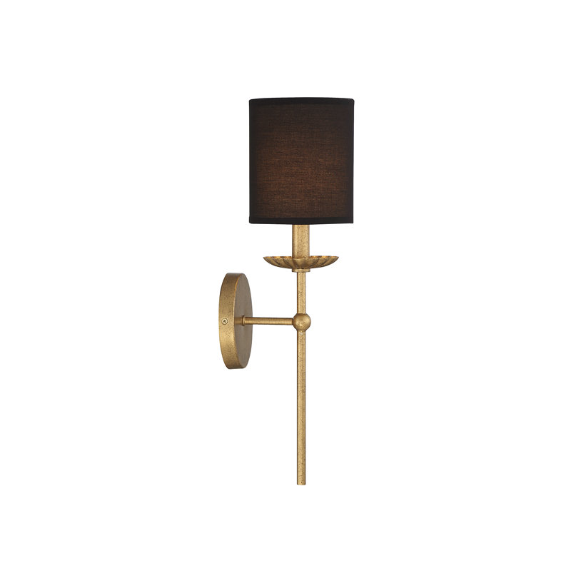 Olivette 1 - Light Dimmable Wallchiere in True Gold, True Gold, Matte Black