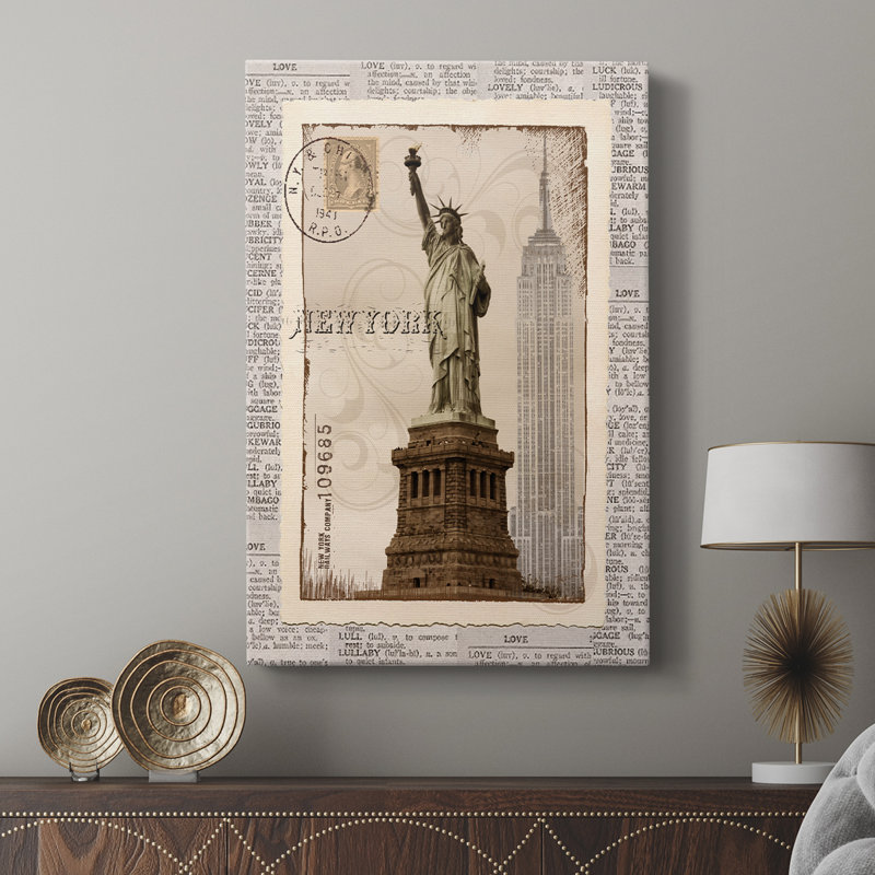 Souvenirs de New York - Cavas enveloppés de galerie, H 60 po x l 40 po