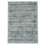 Ava Handmade Viscose Silky Solid Soft Dark Mint Rug-60827403
