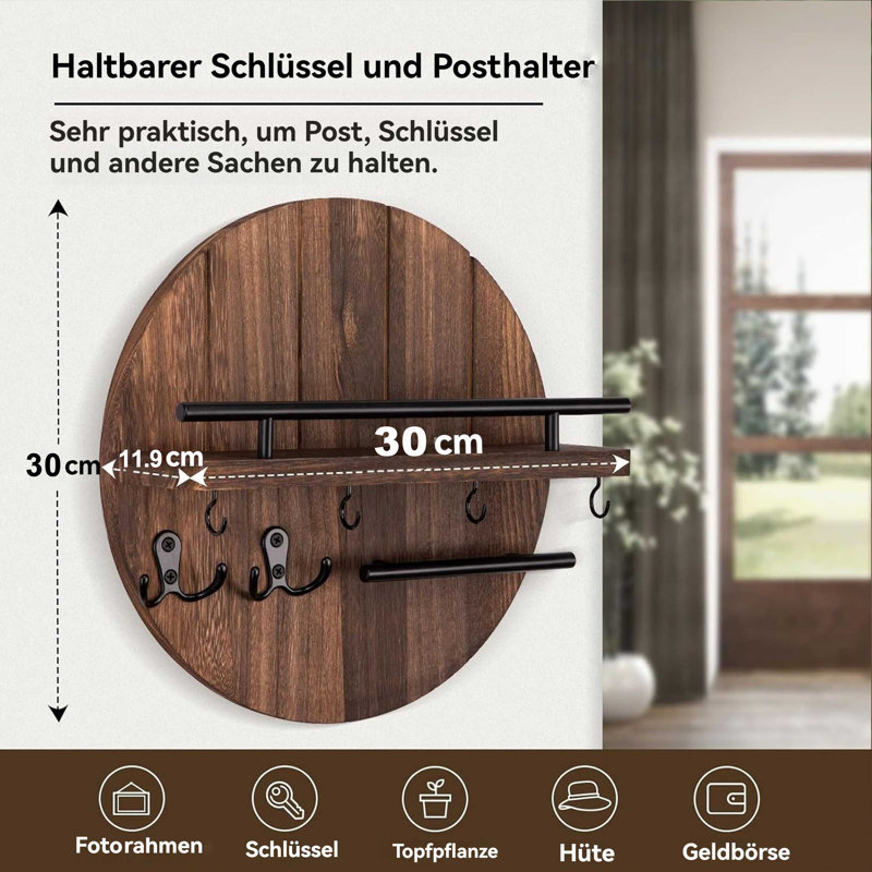 Wood Wall Organizer