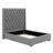 Tall Headboard Upholstered Bed With Handmade Deep Button Tufted-108813556