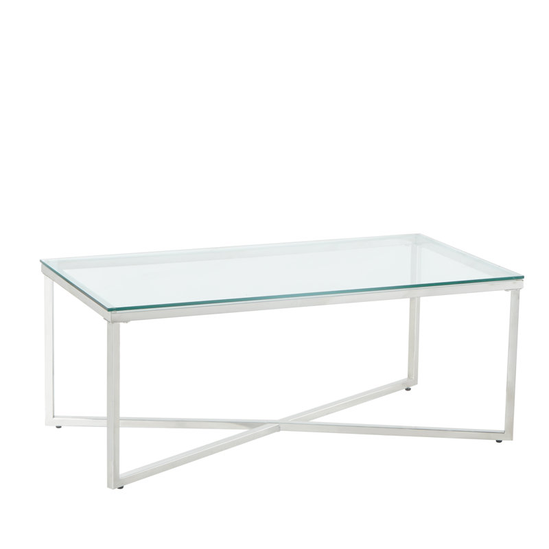 Elyon Cross Legs Coffee Table