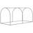 Outsunny 8' X 4' Crop Cage, Plant Protection Tent With Two Zippered Doors, Storage Bag And 4 Ground Stakes, For Garden, Yard, Lawn, Green