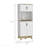 1-Drawer Microwave Pantry Storage Cabinet