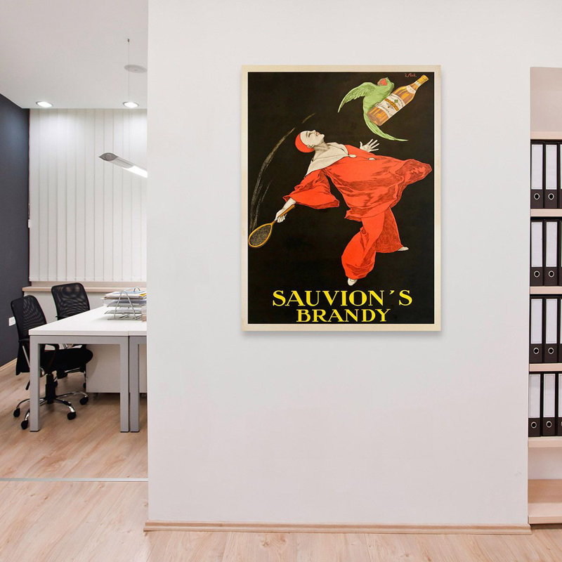 Sauvion's Brandy by Joseph Stall - Wrapped Canvas Print, 100cm H x 70cm W x 4cm D