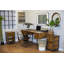 Harless Solid Wood Steel Writing Desk