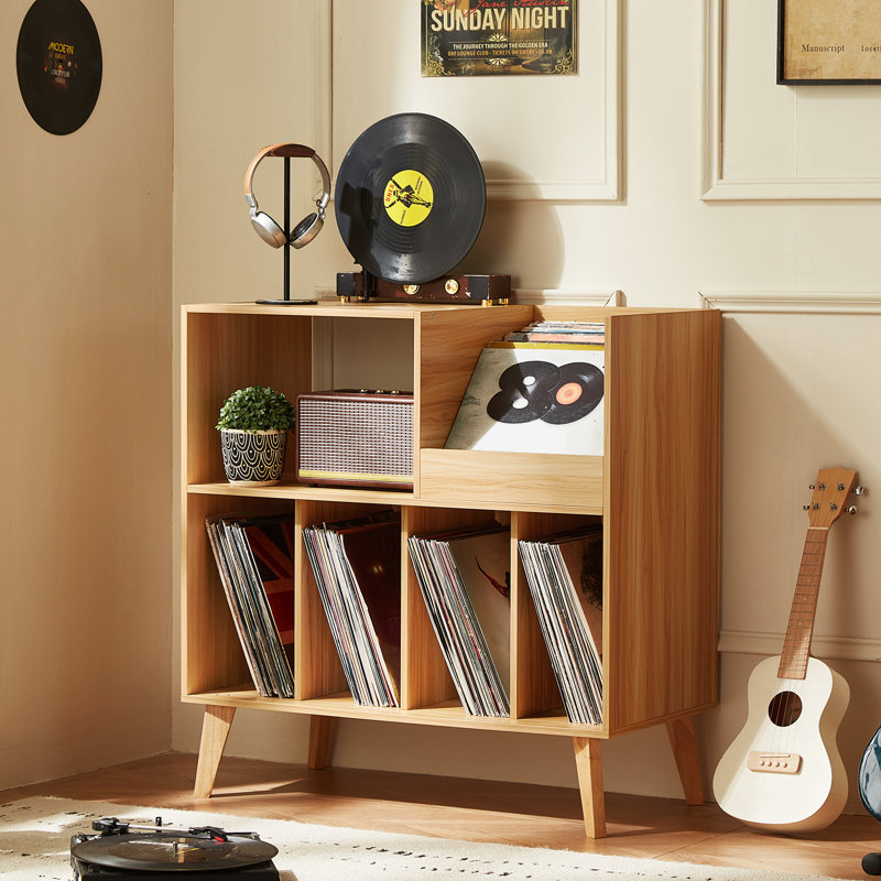 Grand support pour tourne-disque, Naturel