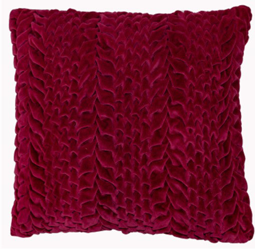 Otterville Abstract Cushion, Fuschia