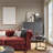 Tikva 1 Light Table Lamp With Matte Black Finish And White Shade