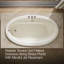 Baignoire tourbillon 72 "x 42" Sunward-10607549