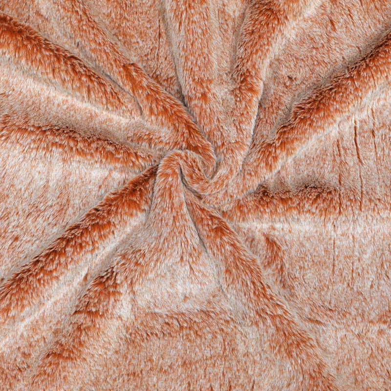 Tip Dyeing Light Square Pillow Cover, Burnt Orange