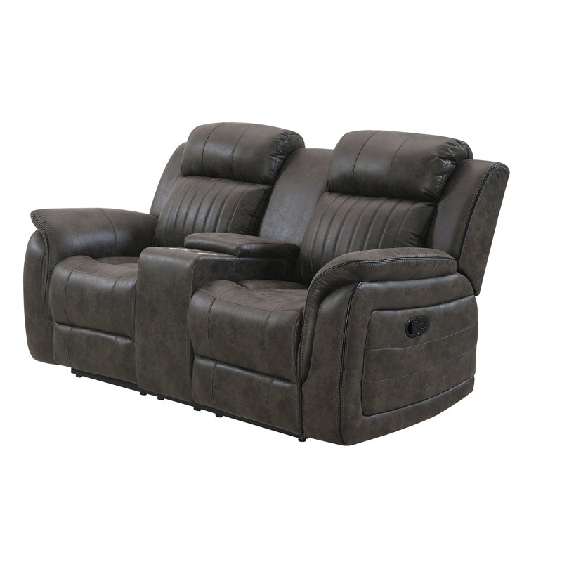 Causeuse inclinable grise pour chambre à coucher