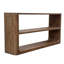 Console Ryun en pin récupéré, naturel antique