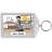 Personalized Name That Toon Architect/Engineer - Male Rhinestone Bordered Key Chain-106949799