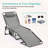 Folding Chaise Lounge Chair with 4-Position Reclining Back and Breathable Mesh Seat-2117863853