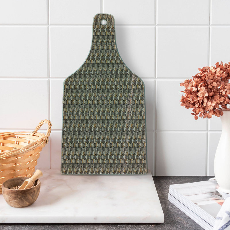 Multicolore planche à découper en verre trempé Ambesonne