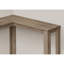 Console de table d'entrée étroite, coin décoratif taupe pour le salon de la chambre à coucher, console de construction moderne stable, solide