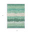 Tapis intérieur lavable rayé vert sauge et ivoire 3 pi x 5 pi
