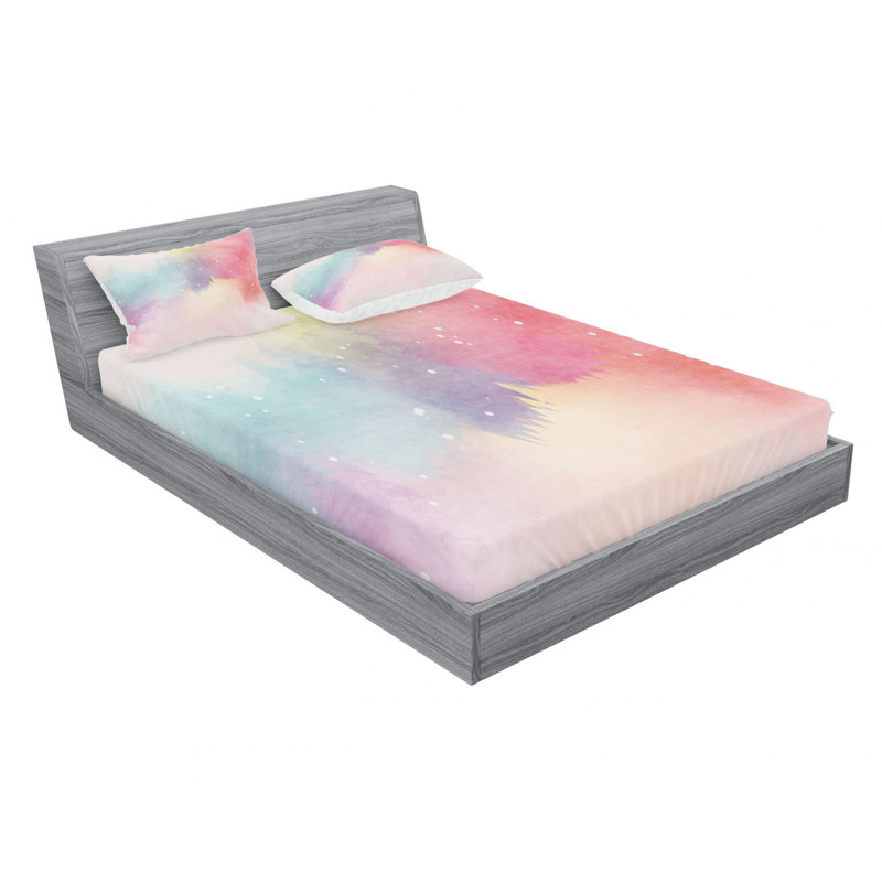 Ensemble de draps Dreamy, Ensemble de draps pour lit double avec un drap-hou