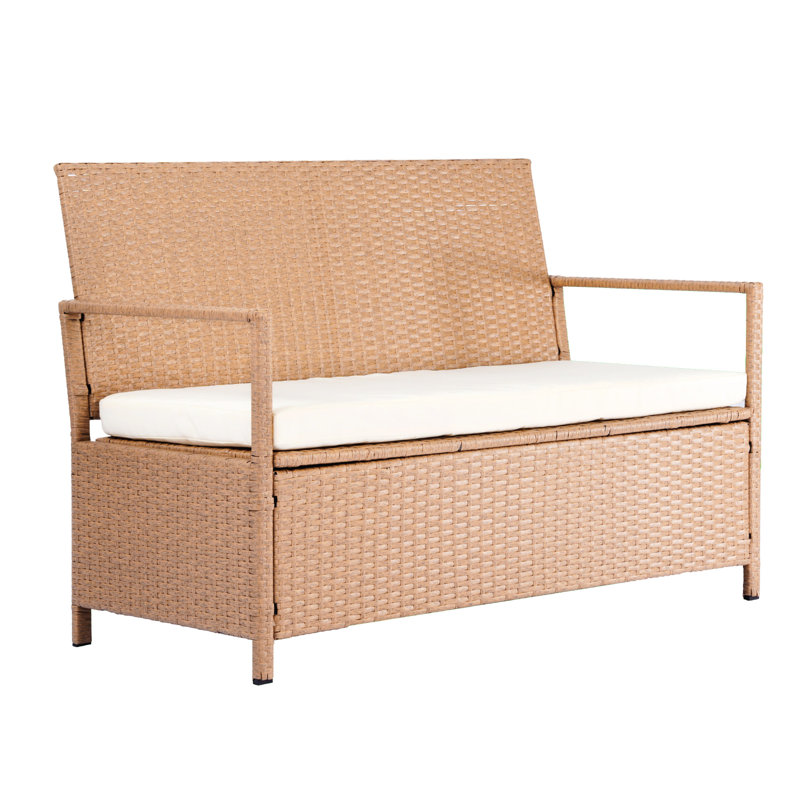 Banc de rangement d'extérieur Pe 70gal