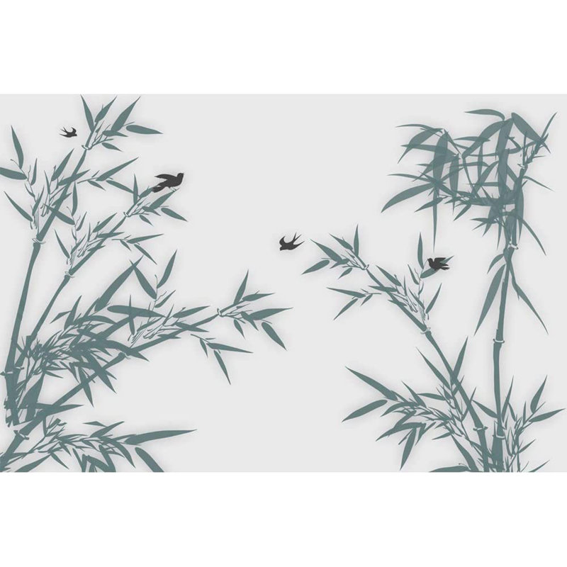Chinese Style Smooth Wall Mural, 66" L x 96" W